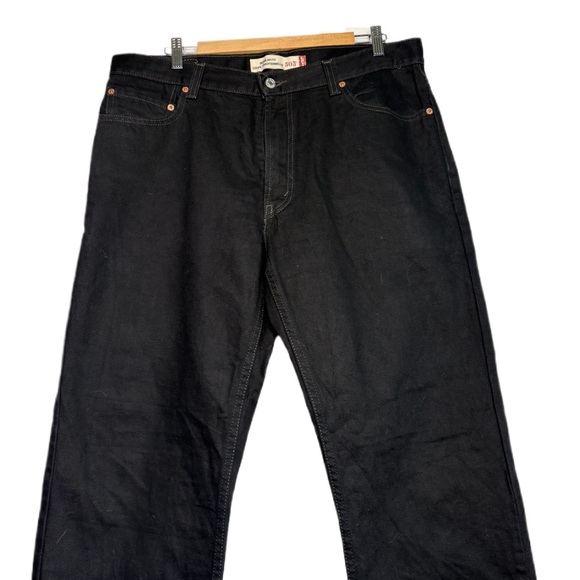 Black Levis 505 36/32 Regular Fit - Picture 3 of 9